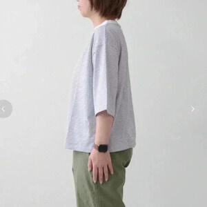 Handvaerk BOTTLE NECK 3/4 SLEEVE T-SHIRT
BORDER LIKE NEW